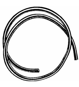 Ruitensproeier slang per meter. ø 2.5 mm N0180571