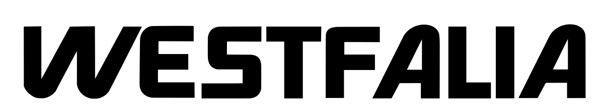 Sticker Westfalia zwart (45 x 6 cm)