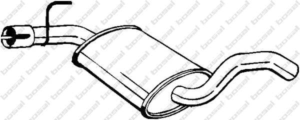 Middendemper Bosal Golf 3 / Vento ( AAZ ABS ADZ)