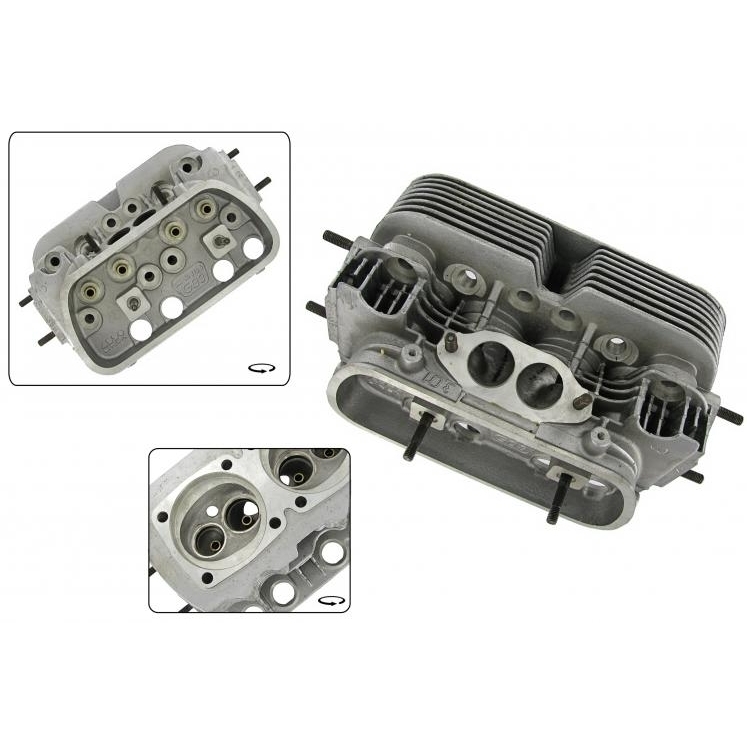 Autolinea 041 standaard cilinderkop leeg (40 x 35.5) (per stuk). Type 1 1600cc 8/1970 en later (dubbel poort). Type 3 1600cc. CT/CZ 