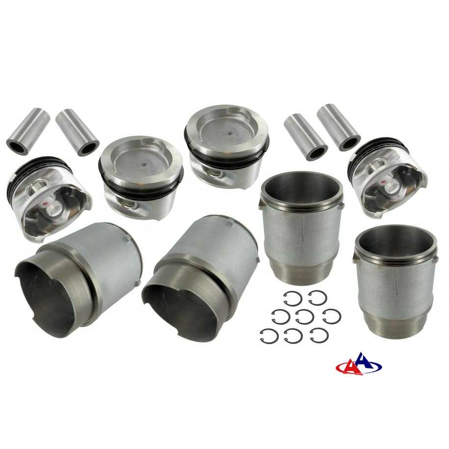 Big-bore cilinder/zuigerset 2178 cc.  Water boxer motoren boring 95.5 mm slag 76 mm 