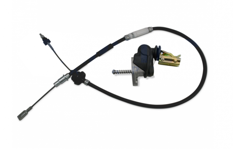 Mechanische koppelingsbediening bij ombouw naar 02A bak