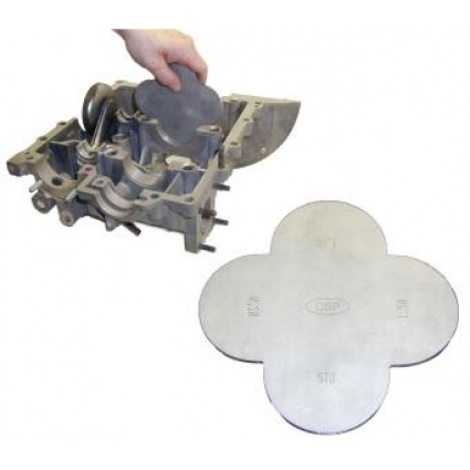 Carter hoofdlager meet hulpstuk. maten: standaard +0.50 +1.00 +1.50 