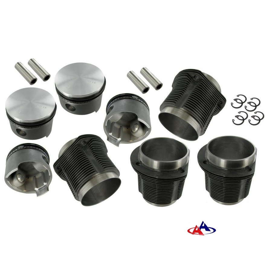 Big-bore cilinder/zuigerset 2276 cc. Type 1 / Type 3 / CT/CZ boring 94 mm slag 82 mm. carter 97 mm cylinderkoppen 101 mm 