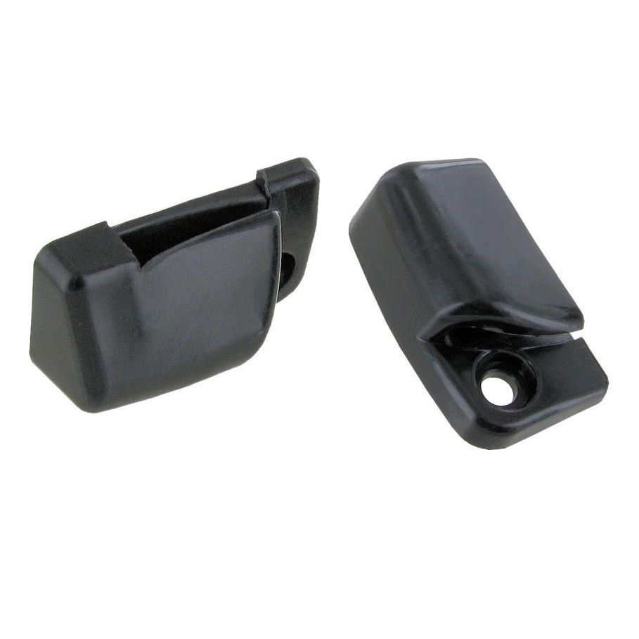 Zonneklep clips zwart (Set). Kever 8/1967 en later. Karmann Ghia 8/1967 en later. Type 3 1966 (ch 317 080 001) en later 