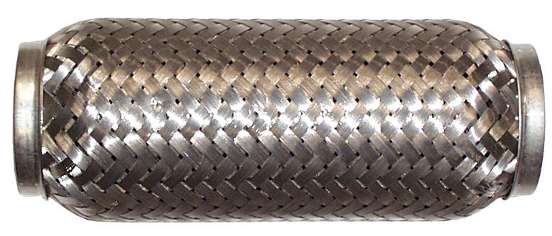 Flexibel uitlaatdeel, 51x190 mm,  RVS