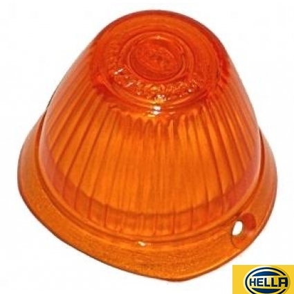 Richtingaangever lens oranje (per stuk). Kever T/M 7/1957 alleen USA. Karmann Ghia T/M 7/1957. Bus 8/1953 T/M 7/1963 211953161