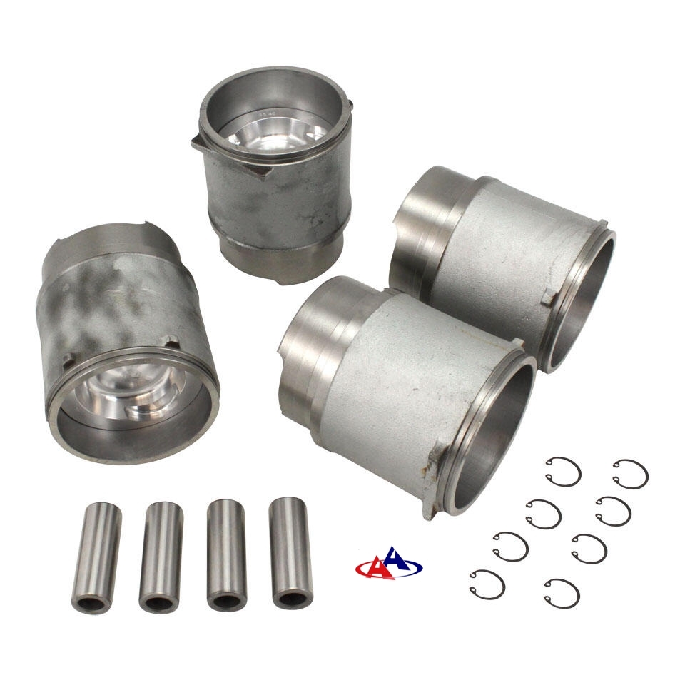 Zuiger en cilinderkit, Watergekoeld (4pcs) T3 2100cc WBX 95.50mm