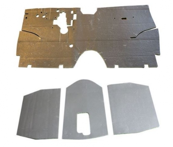 Demping set compleet Golf 1 e.d. (Schutbord/ Bodem/ Tunnel)