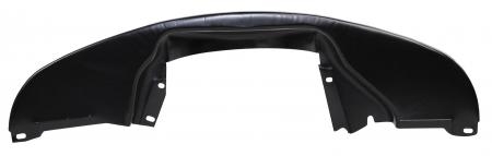 Achterpaneel zonder kachel en voorverw. zwart