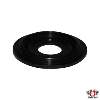 Raamslinger rozet, zwart plastic, 111837595A