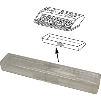 Afdekking voor zekeringkast, 12 zekeringen 111937555D