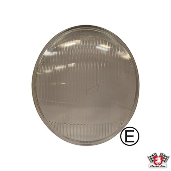 Koplamp lens, geel, assymmetrically, met E-keur 111941115G