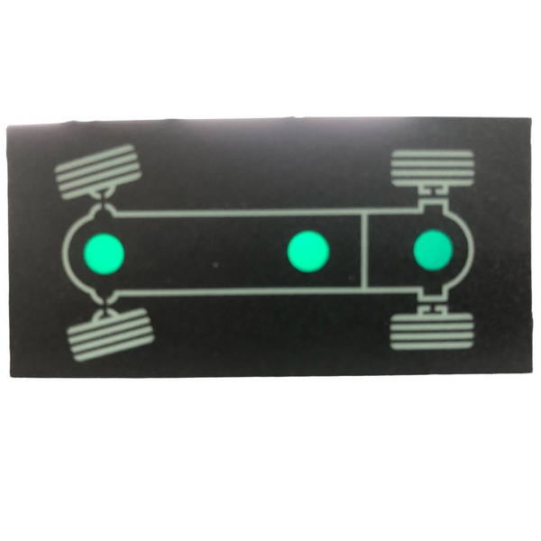 Diff lock controle paneeltje 251818175AR