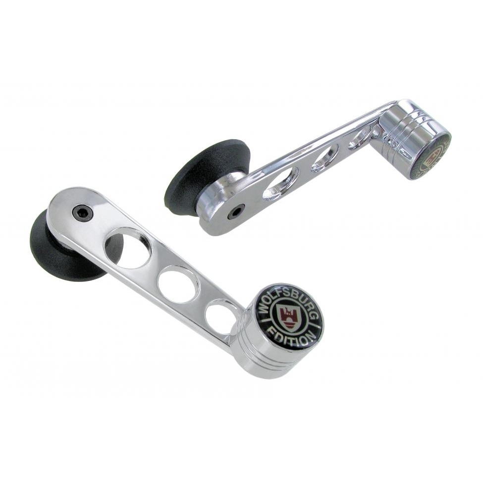 Raamslingers Wolfsburg Edition (Set). Kever 8/1967 en later. Karmann Ghia 8/1967 en later. Bus 8/1967 T/M 7/1979. Type 3 8/1967 en later 