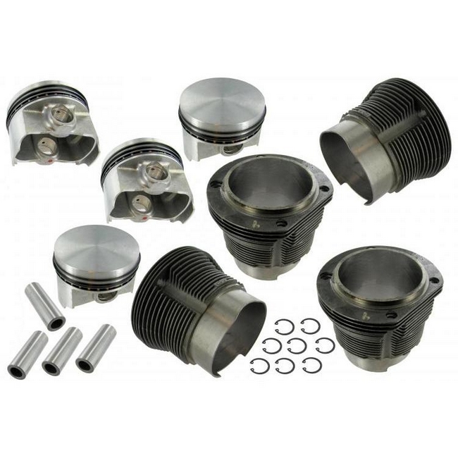 Big-bore cilinder/zuigerset 1911cc. Type 4 motoren