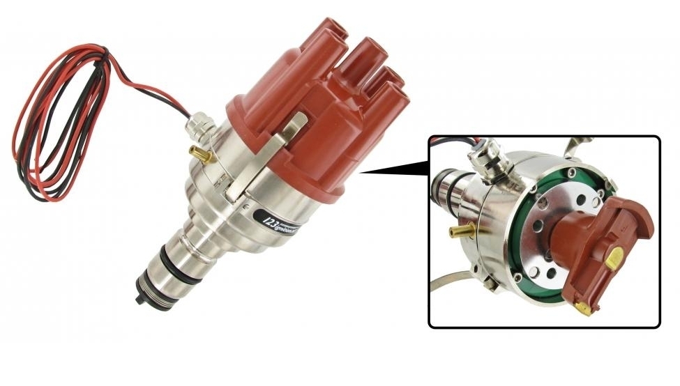 123 ontsteking met vacuum. Type 1 motoren (behalve 25+ 30 pk). Type 3 (alle bouwjaren). Type 4 