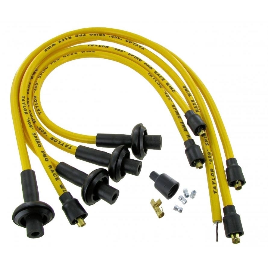 Spiro Pro "409" Race bougiekabel set geel
