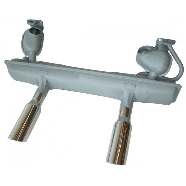 Uitlaat Sporty. Kever 13/1500 cc T/M 3/1974. Kever 1600 cc T/M 7/1975. Karmann Ghia 13/15/1600 cc. Kübel 