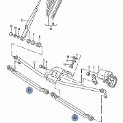 Ruitenwisserstang  T4 701955325 (per stuk)