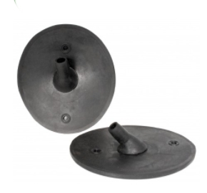 Rubber richtingaangever (per stuk). Karmann Ghia 8/1964 T/M 7/1969 141953165B  (Opruiming)