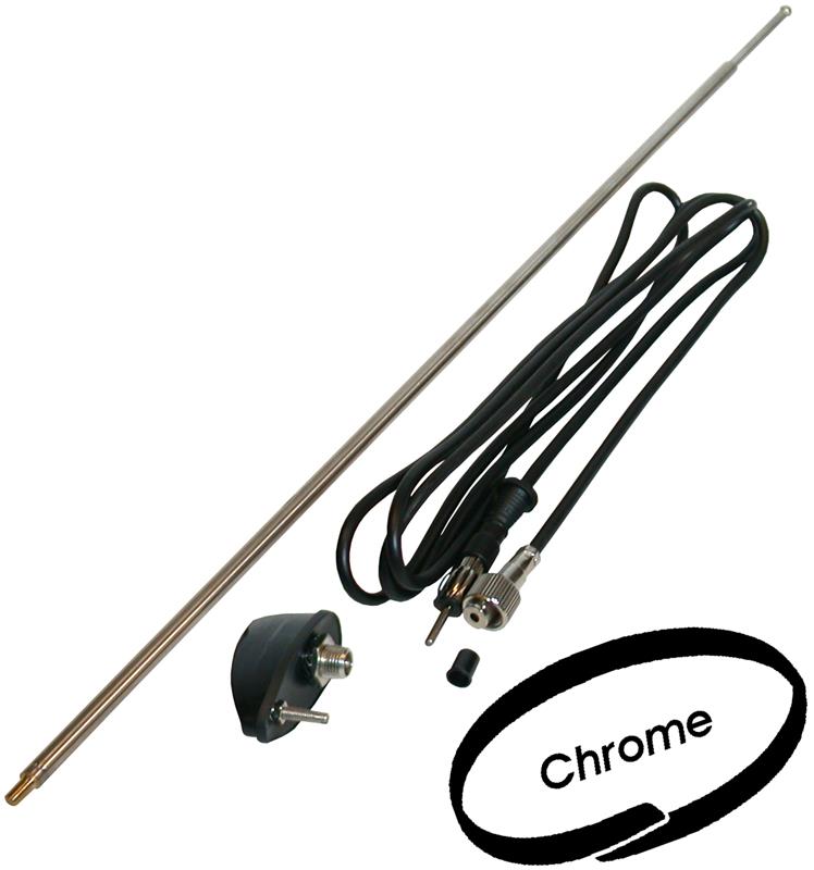 Antenne Kever chroom, lengte 1400 mm 111999900A