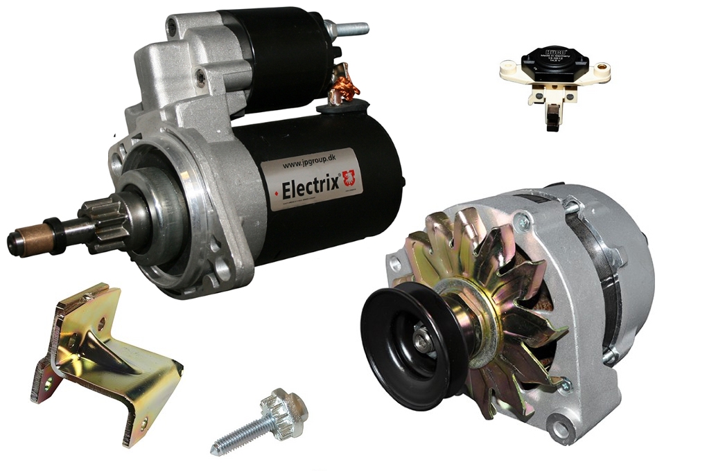 Startmotor en dynamo