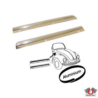 Sierlijstenset (2 pcs.), voorpaneel 1303 cabrio, aluminium, links/ rechts 133853265