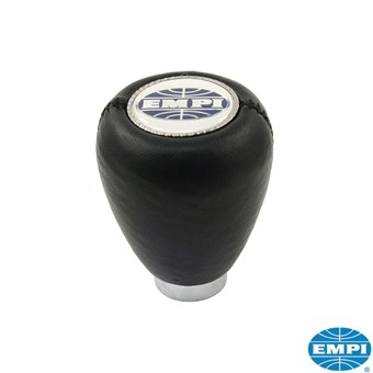 Versnellingspook knop met EMPI embleem zwart vinyl