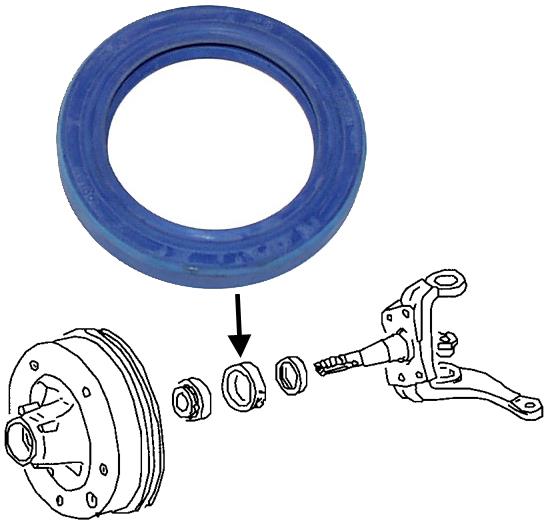 Keerring voorwiellager T2 bus 2114056416D