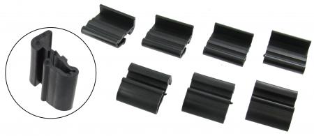 Deurruitlijst montage klemmen per 8 stuks. Karmann Ghia 8/1971 en later 141853335A