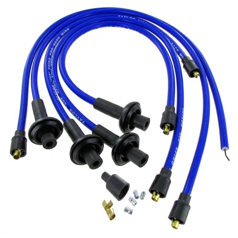 Spiro Pro "409" Race bougiekabel set blauw