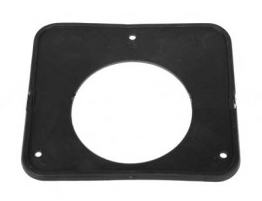 Rubber voor afdekking koelkastontluchting T25 / T3 Westfalia zwart 255070509C 