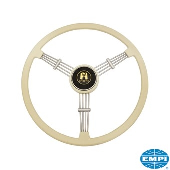 Stuur Banjo ivoor. Ø 40 cm inclusief claxondop