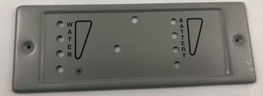 Kap voor water en accu niveau Westfalia grijs (2 schakelaar)