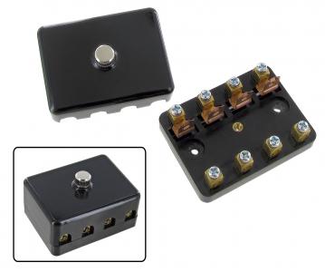 Zekeringkast met deksel (4 zekeringen)