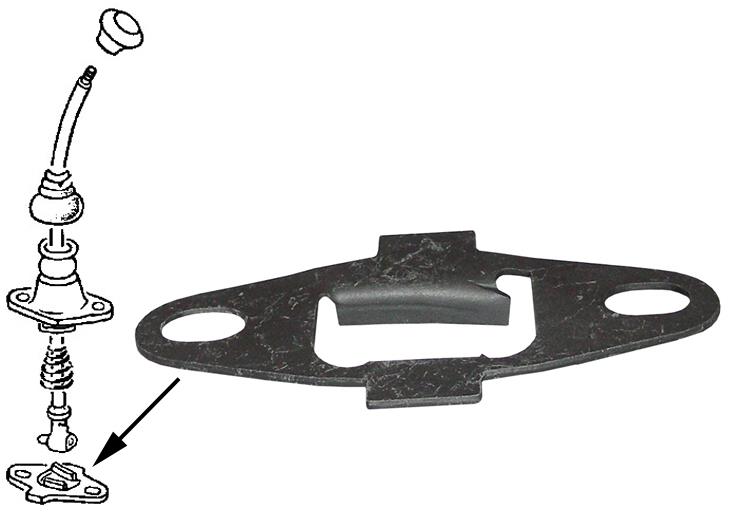 Aanslagplaat schakelpook  211711149