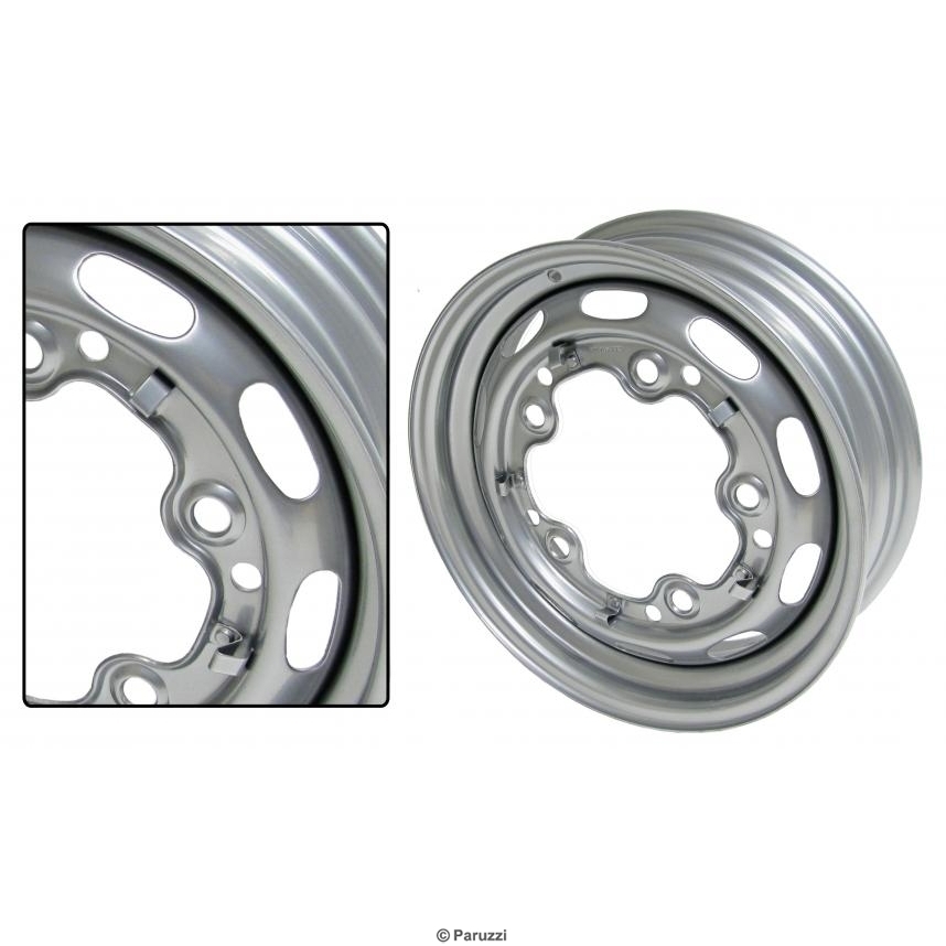 Velg standaard grijs (per stuk). 5.5 x 15 - offset +15 - PCD 5 x 205 AC601142P