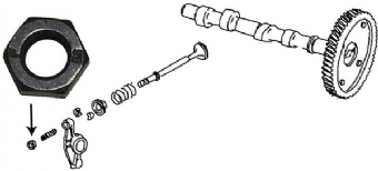 Klepstelbout borgmoer, M8 N..0111521