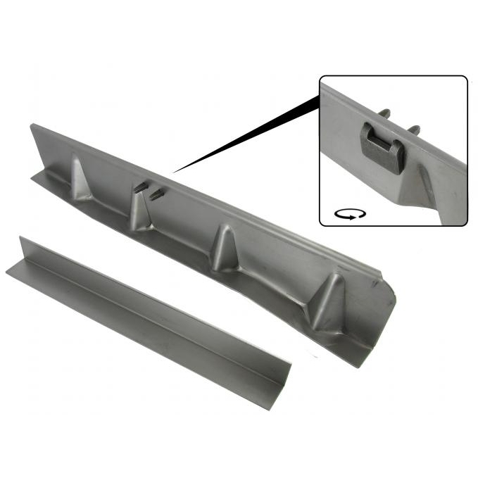 Stoel geleider links buiten. Karmann Ghia 8/1968 en later 141701481A