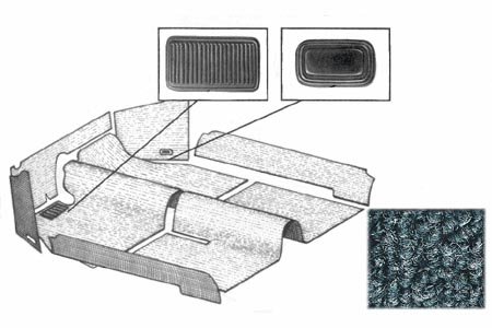 Vloerbedekking ,matten, demping