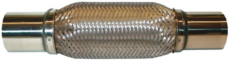 Flexibel uitlaatdeel, 51.5x270 mm, RVS