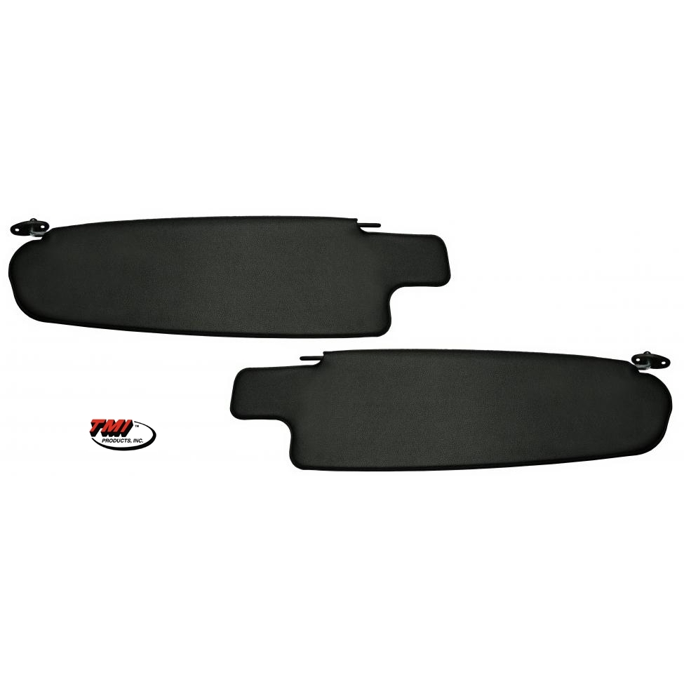 Zonnekleppen zonder spiegel zwart (Set). Bus 8/1967 T/M 7/1979 