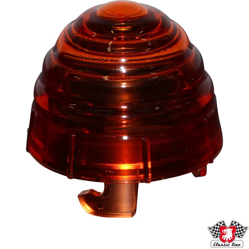 Richtingaangever lens, rond, voorzijde, Porsche 356 B/C