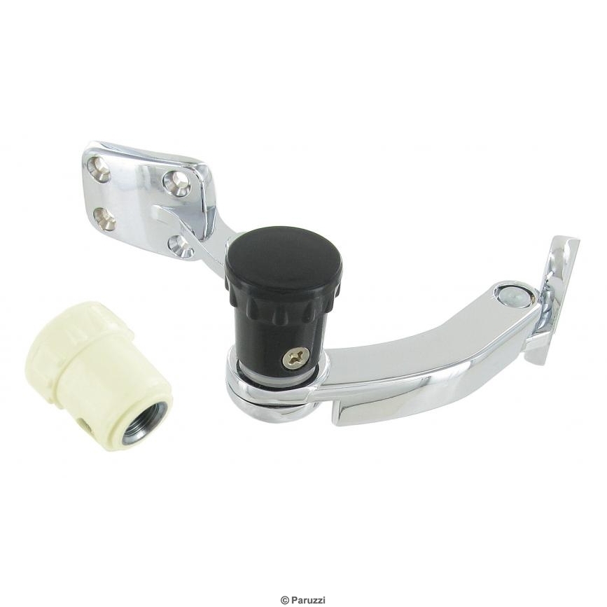 Pop-out slot met ivoor en zwarte knop links 113847079