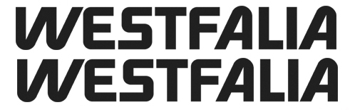 Sticker Set - T4 Westfalia  dak ZWART 701070914