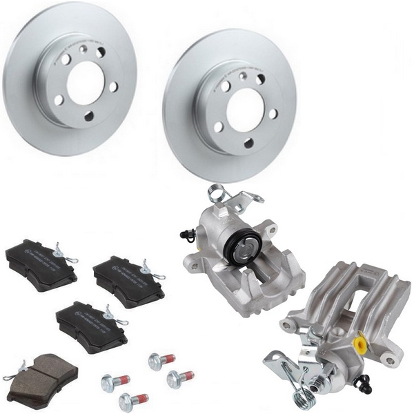 Bundel: Remmenset achters Golf 4, Audi A3, Polo 9N e.d (38mm)