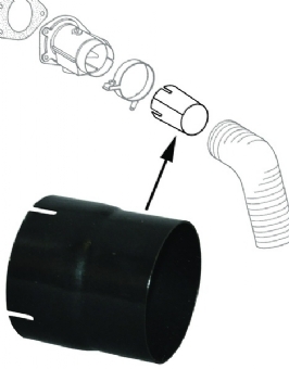 Verbindingsstuk warmtewisselaar 911 (74-89) 91165911900