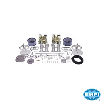 Dubbele EMPI HPMX 40 mm Carburateur set. Type 4 motoren (dubbel poort) 