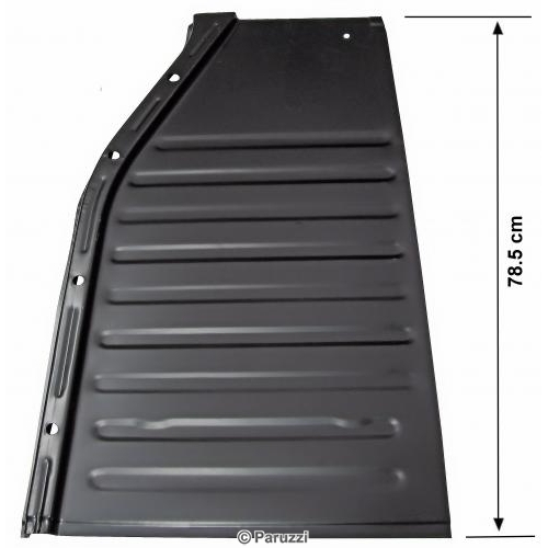 Bodemplaat half links voor. Kever T/M 7/1972 